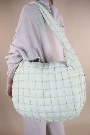 Laundry B Cloud Puff Weekend Bag Pistachio //N50