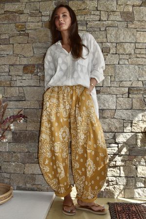 Essential Cotton Circle Shirt Warm White 