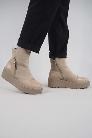 Laundry B HOK Flatform Ankle Boot Matte Nude
