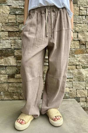 パンツ louren linen like cocoon pants Lagenlook Cocoon Trousers | Ladies' Cocoon Pants | Laundry B