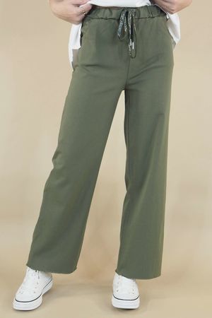 Laundry B Raw Kick Marine Luxe Magic Trouser Khaki