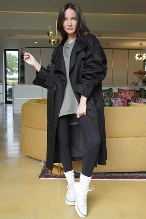 Laundry B Rowen Trench Black /19 