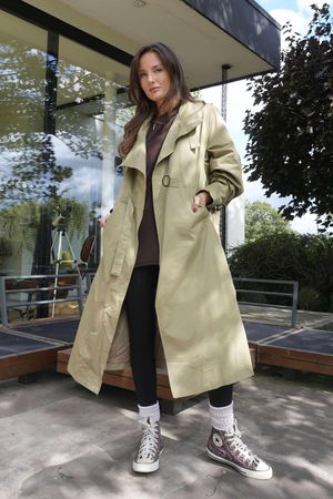 Laundry B Rowen Trench Moss /20 