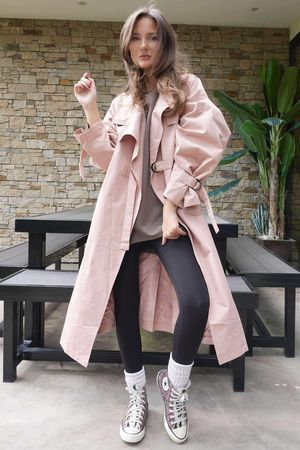 Laundry B Rowen Trench Rosewood /20 