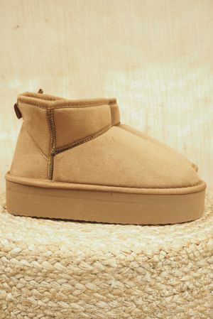 Laundry B Snugs Mini Flatform Ankle Boot Chestnut