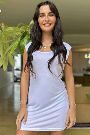 Laundry B Softskim Longline Layering Vest White 