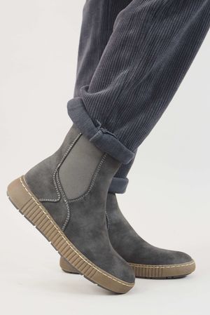 Laundry B Trek Chelsea Boot Charcoal