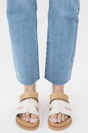 LB Chypre Velcro Slider Natural 