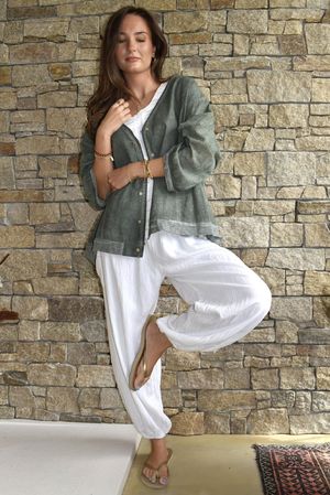 Lenni Cotton Jacket Washed Khaki