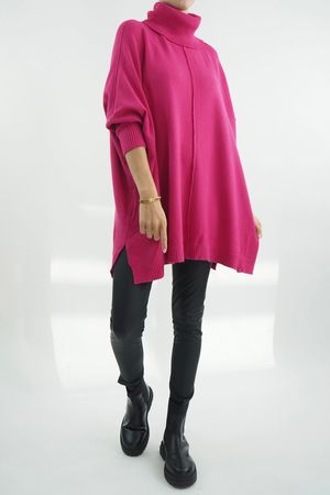 Made in Italy Conrad Classic Blanket Knit Geranium *