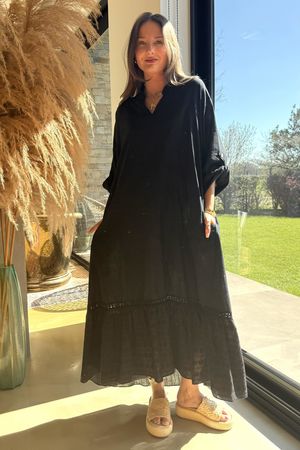 Made in Italy Darra Souk Dress Black