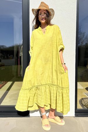 Made in Italy Darra Souk Dress Washed Bamboo