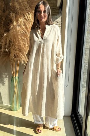 Made in Italy Kasbah Souk Dress Washed Stone /14 =