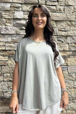 Made in Italy Perfect Tee Mocha