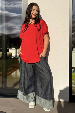 Made in Italy Perfect Tee Rouge 