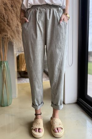 Made in Italy Rustic Premium Stretch Trouser Khaki