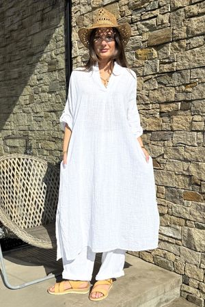 Made in Italy Kasbah Souk Dress White /2 =