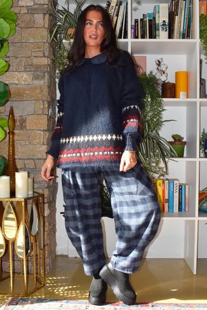Moorland Fair Isle Knit Navy