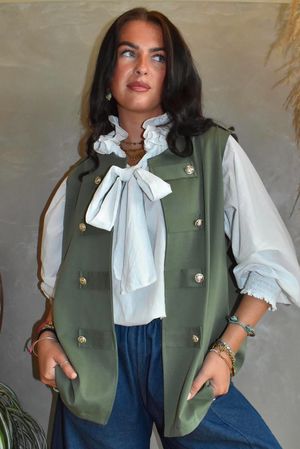 Napoleon Scuba Waistcoat Soft Khaki