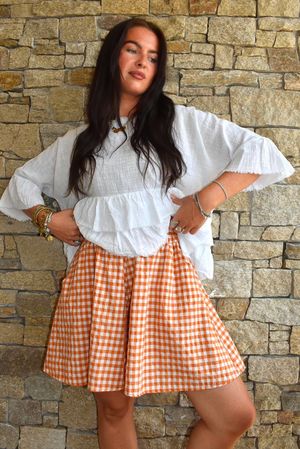 Nonni Gingham City Short Carrot