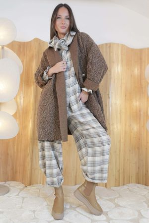 Norbury Classic Lapel Coat Chocolate  /6=