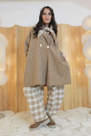 Norbury Relaxed Coat Camel 