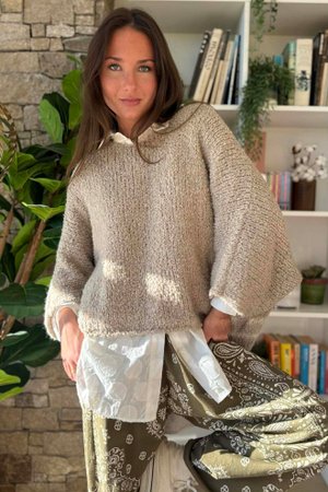 Original Boucle Sloppy Joe Knit Porridge