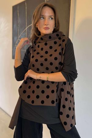 Oscar Tank Polkadot Chocolate