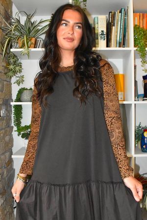 Paisley Layering Top Conker