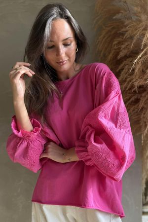 Paloma Atik Top Hot Pink
