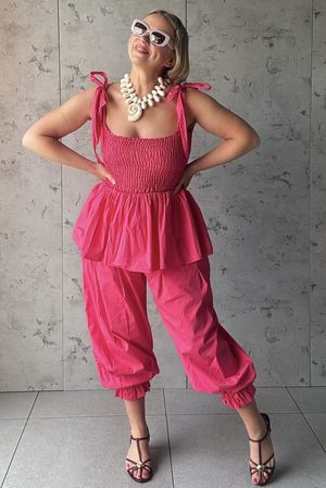 Paloma Bandeau Cami Miami Pink