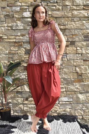 Paloma Bloomer Pant Sangria