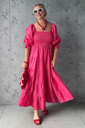 Paloma Darling Dress Miami Pink