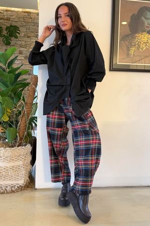 Paloma Hitch Neckerchief Blouse Black