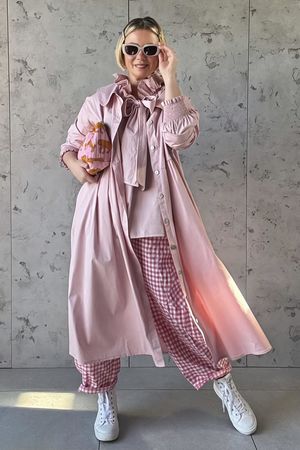 Paloma Peter Pan Frock Coat Rose /20 Pre order 1 week 