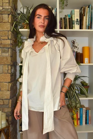 Paloma Tela Poet Blouse Calico 