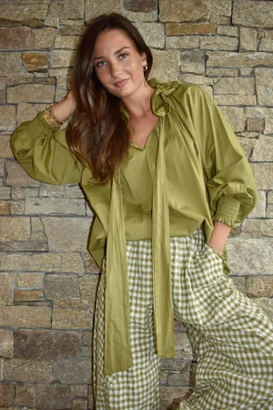 Paloma Poet Blouse Olive - 