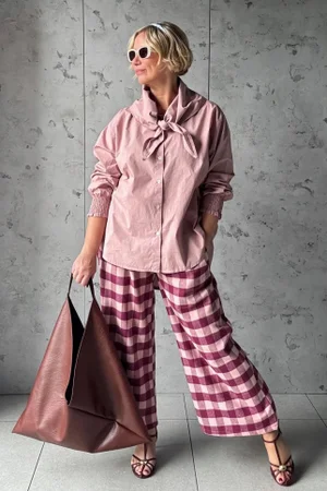 Paloma Tela Neckerchief Blouse Antique Rose