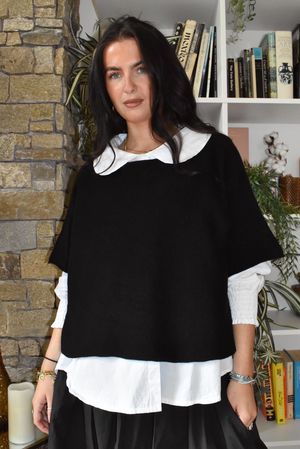 Paloma Tela Peter Pan Blouse White