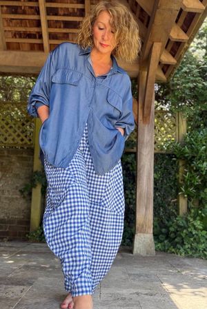 Perfect Chambray Classic Denim Shirt Dark 
