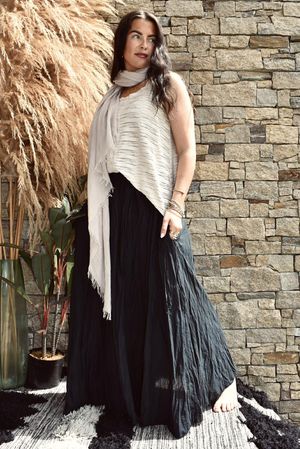 Samba Cotton Skirt Black