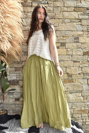 Samba Cotton Skirt Olive