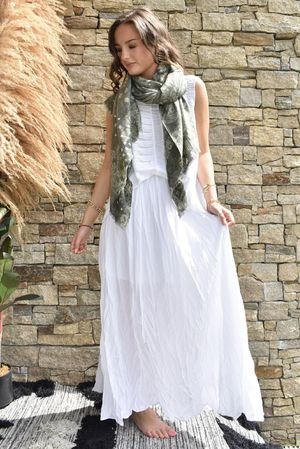 Samba Cotton Skirt White