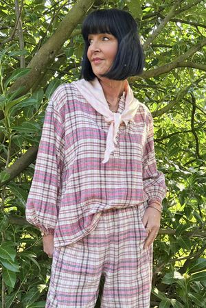 Santa Fe Plaid Hugh Shirt Candy