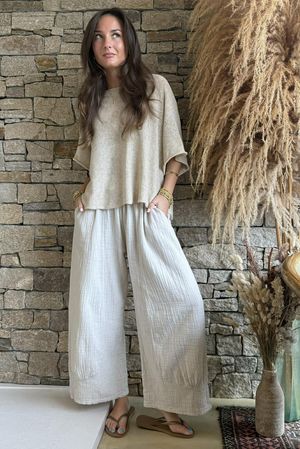 Santos Cushion Cotton Quirky Pant Calico