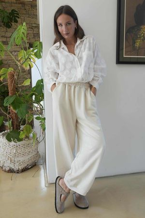 Scamp Demi Bloom Pant Ecru