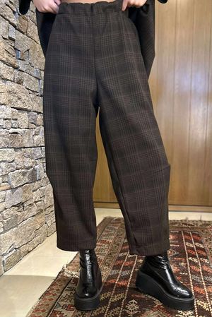 Highgrove Scuba Barrel Pant Chocolate