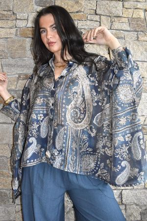 Seven Wonders Scarf Shirt C /9=