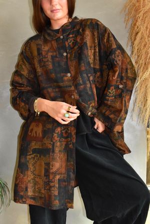 Shangri-La Longline Pocketed Shirt Jacket 1 