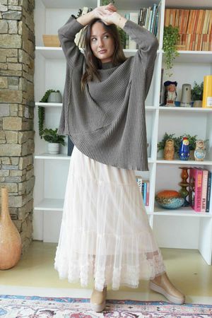 Simone Tulle Midaxi Skirt Vintage Magnolia /30 =